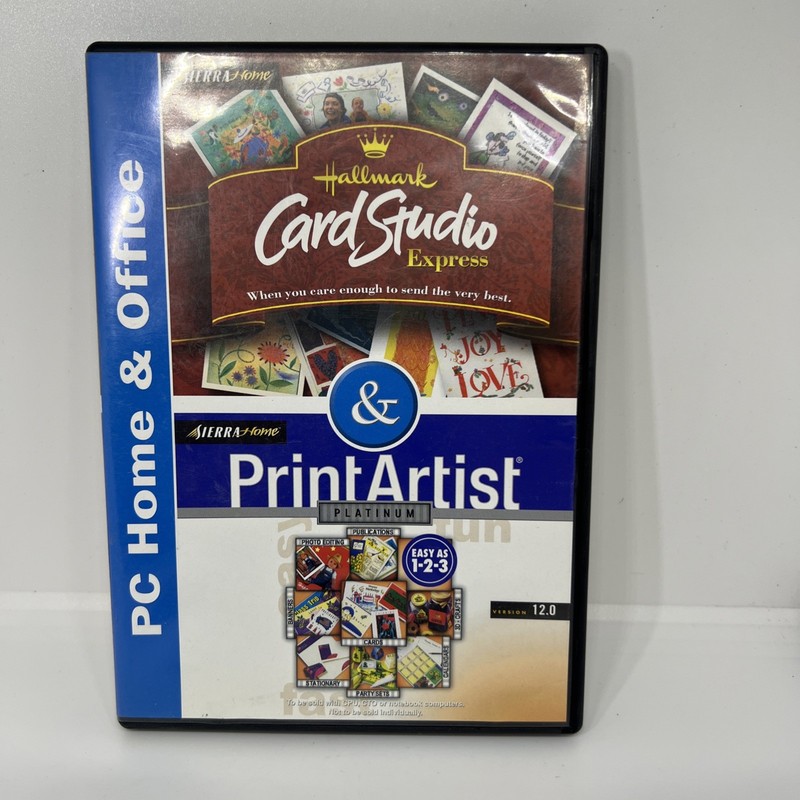 Hallmark Card Studio Express v1.0 & Print Artist Platinum v12.0 (PC Home Office)