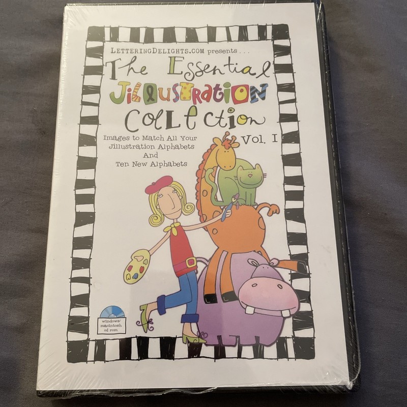 THE ESSENTIAL JILLUSTRATION COLLECTION VOL. 1 Images Fonts PC MAC CD-ROM NEW