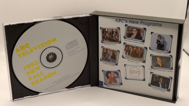 ABC Television 1995 Fall Season Multimedia CD ROM RARE Drew Carey/Jeff Foxworthy gallery