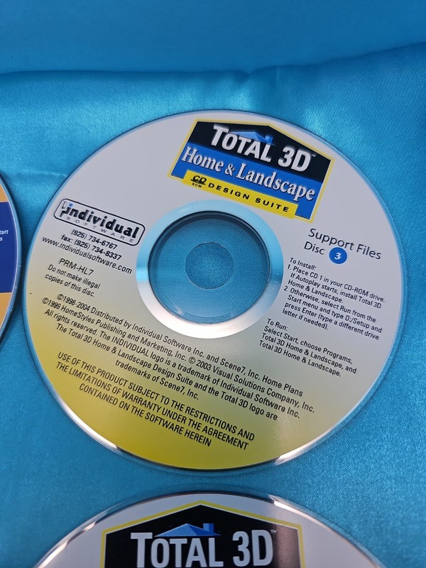 Total 3D Home, Landscape & Deck - Premium Suite 4 Disc Set Discs Only gallery