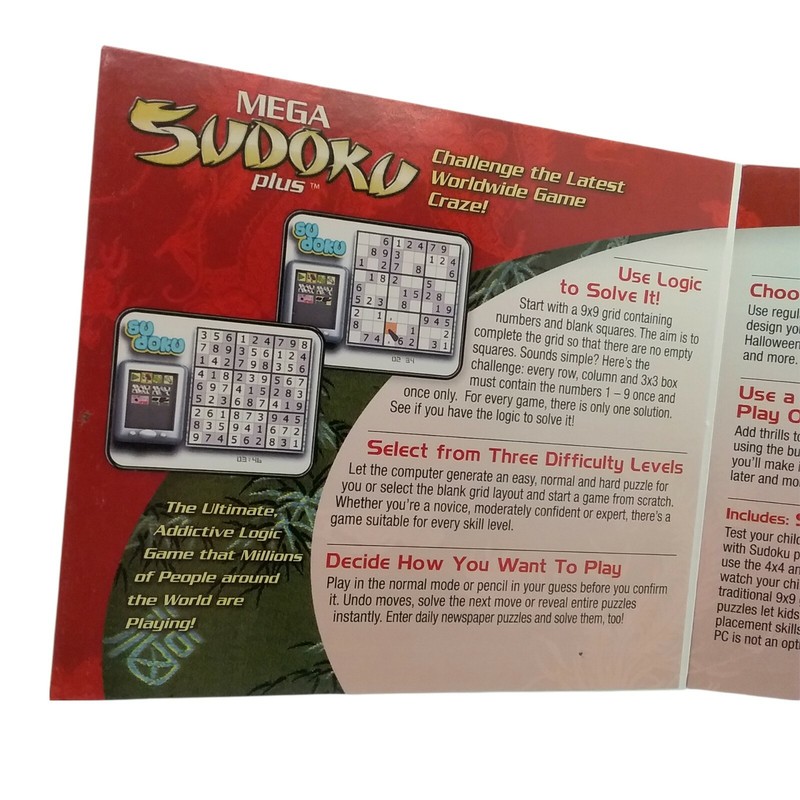 Mega Sudoku Plus PC CD-ROM 2008 Cosmi Games gallery