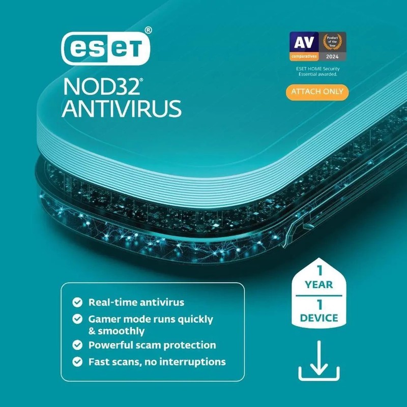 ESET NOD32 Antivirus 2026 – 1 Device / 1 Year. Fast Delivery