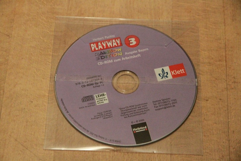PC CD-ROM Playway Rainbow Edition Herbert Puchta workbook 2005 Klett Verlag