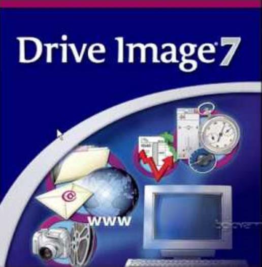 Drive Image 7 PC CD save complete hard drive image of computer disk, files, etc!