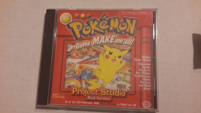 Software PC Pokemon Gotta Make em All Project Studio Red Version 1998