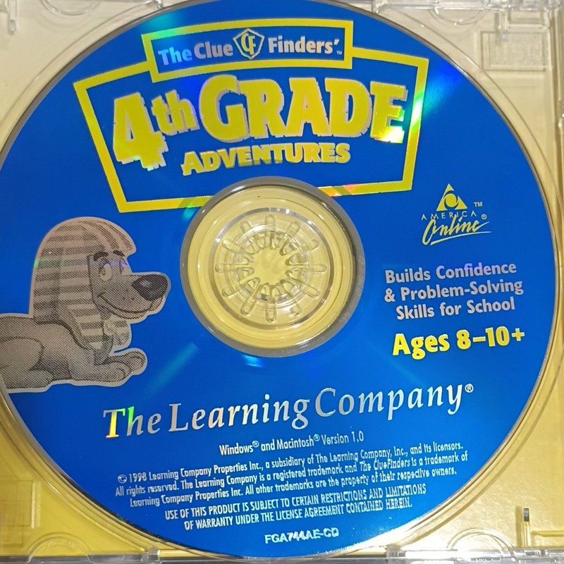 The Learning Company ClueFinders 4th Grade Adventures CD Windows/Mac English gallery
