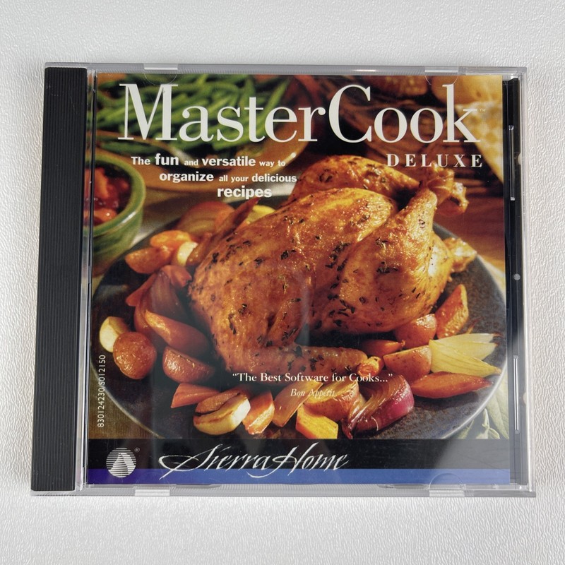 MasterCook Deluxe 4.06 - Your Complete Kitchen and Recipe Manager CD rom