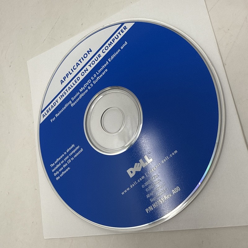 Dell Reinstalling Sonic MyDVD 5.0 Limited Edition and RecordNow 6.5 Software CD gallery