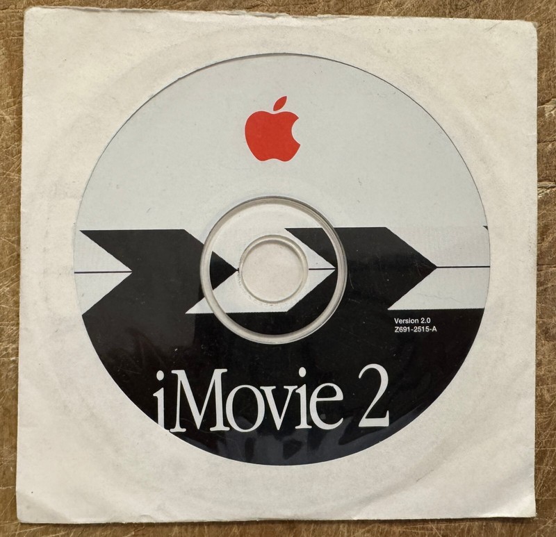 Apple iMovie 2 Software Version 2.0 Z691-2515-A