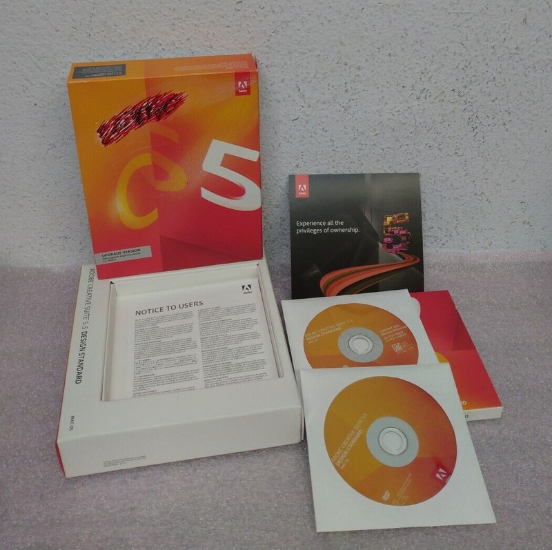 NEW . Adobe Creative Suite 5 CS5 Design Standard MAC OS (UPGRADE VERSION) W SERI gallery