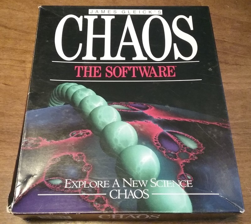 Chaos The Making of a New Science James Gleick Software Program 3.5″ 5.25″ Disks