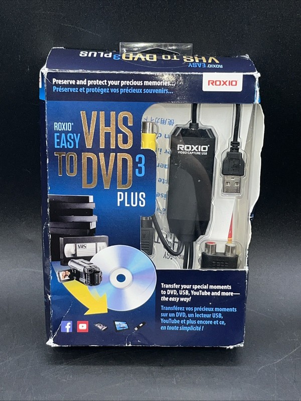 Roxio Easy VHS to DVD 3 Plus Converter – 251000CS