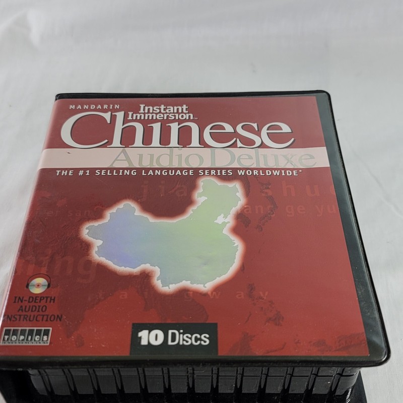 Mandarin Chinese Topics Entertainment Instant Immersion Complete 10 Disc Set