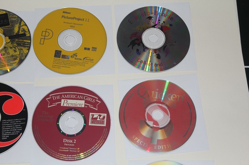 Lot of 20 Vintage 90s/2000's PC CD-ROM Programs, Drivers, Replacement Discs gallery