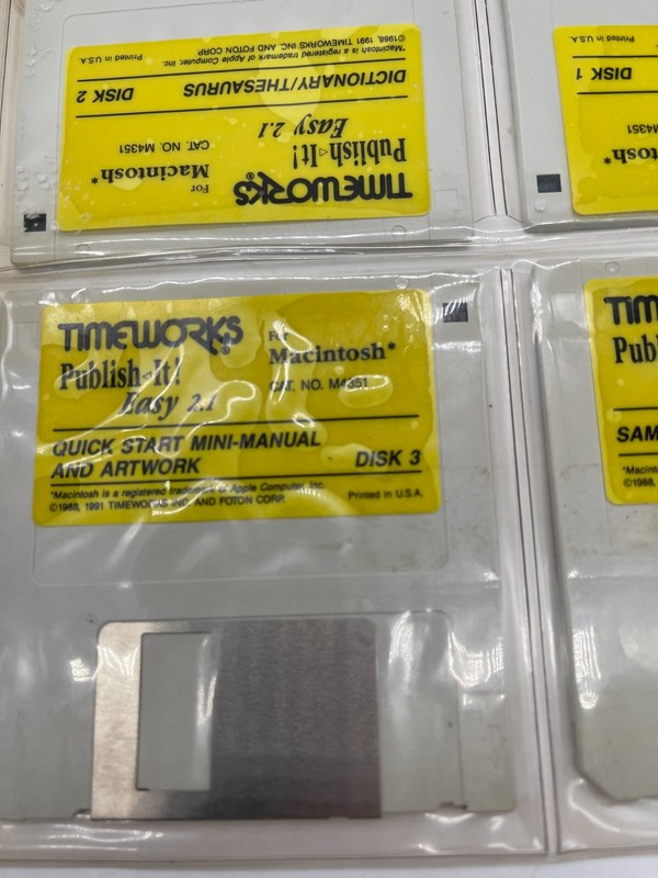 Timeworks Publish It! Easy Version 2.1 Macintosh User Manual + Original Disks gallery