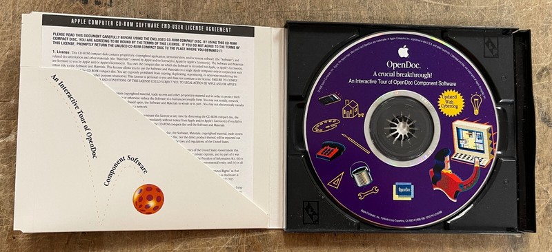 Apple OpenDoc Interactive Tour Promotional CD RARE! gallery