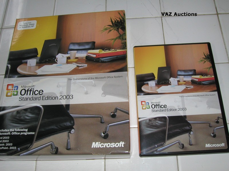 Microsoft MS Office 2003 Standard Full Retail English Version =NEW RETAIL BOX=