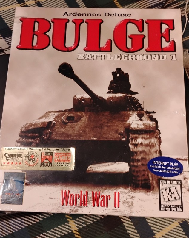 NEW PC CD-ROM Wargame Battleground 1: Bulge Ardennes Deluxe WWII Strategy