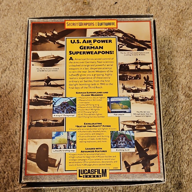 Secret Weapons Of The Luftwaffe Ultra Complete In Box "Time Capsule" gallery
