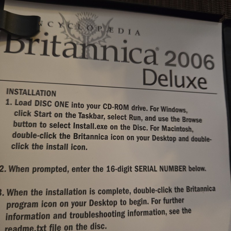 Encyclopedia Britannica 2006 Deluxe CD Rom gallery