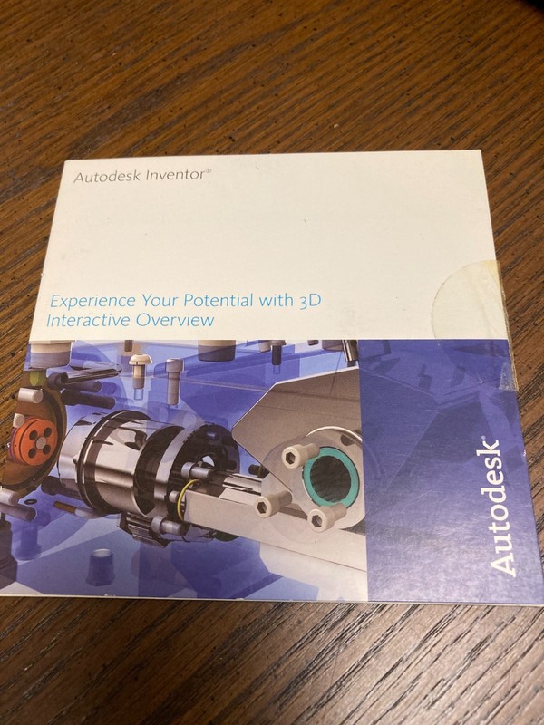 Vintage Autodesk Inventor 3D PC CD Interactive Overview New in Sleeve