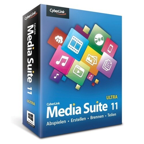 CyberLink Media Suite 11 Ultra (Boxed) 12-in-1 Full Version Windows 1000692 Bundle