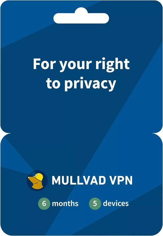 Mullvad VPN | 5 Devices for 6 Months | Protect Your Privacy with 6