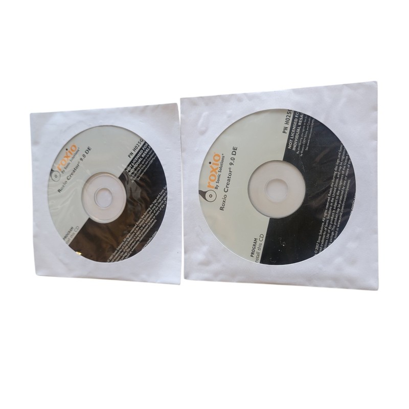 Lot of 2 Roxio Creator 9.0 DE & MyDVD OEM Install Discs New Sealed Dell gallery