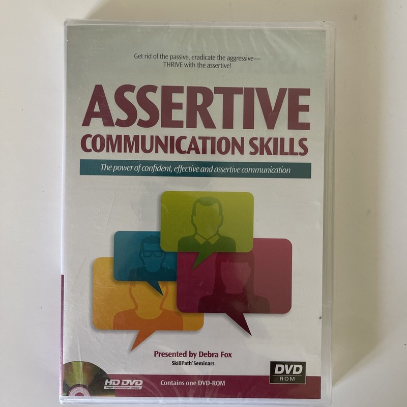 Assertive Communication Skills (DVD) New Sealed – Great Training – Sealed