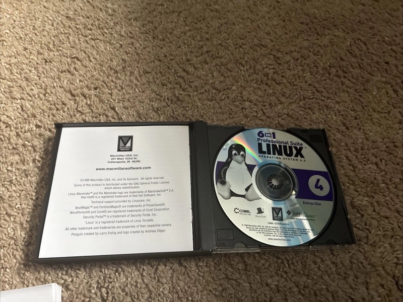 Vintage 1999 Mandrake Linux 6 (6.5) Suite Complete Operating System Set CIB gallery