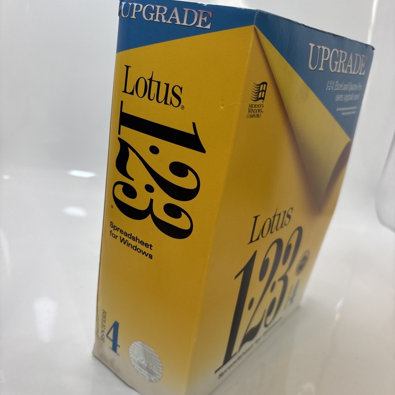 Lotus 1-2-3 Spreadsheet Release 4 Upgrade Vintage Software Disks Sealed 1993 gallery