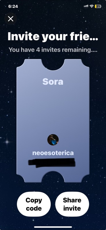 Sora 2 Invite Code Open AI Verified – Fast Delivery 24/7 !