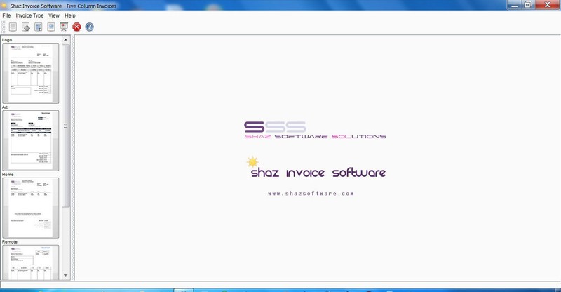 Shaz Invoice Software Business System Billing Generator Maker Creator AT SOFT01 gallery