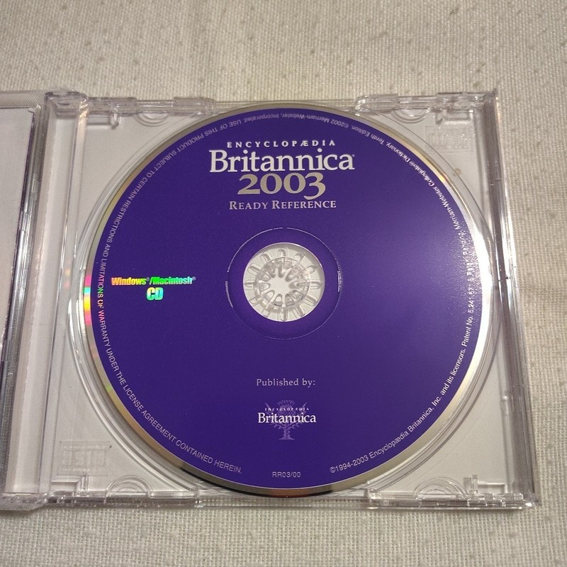 Encyclopedia Britannica 2003 Ready Reference CD gallery