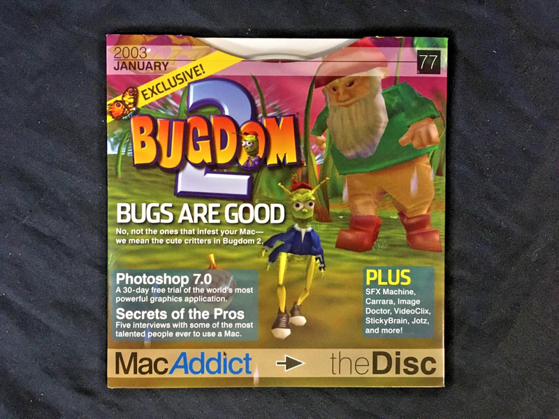 MacAddict The Disc – Jan 2003 – #77 – BUGDOM 2 – BUGS ARE GOOD – Imagine Media