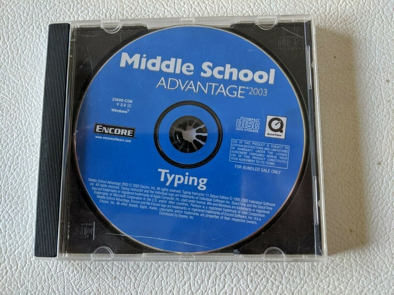 MIDDLE SCHOOL ADVANTAGE 2003 Typing Windows