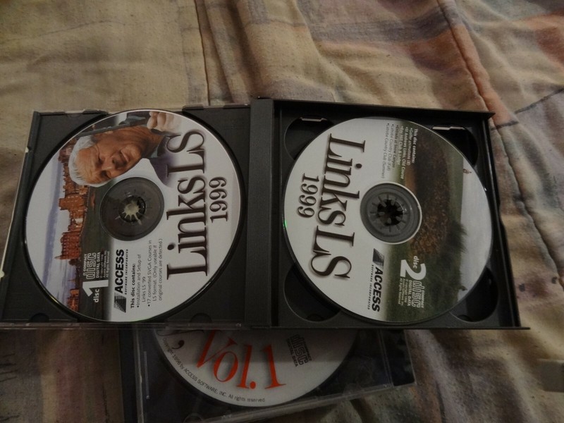 LINKS GOLF COMPUTER GAME LOT EXTRA COURSES PINEHURST LIBRARY VOL 1,2,3 gallery