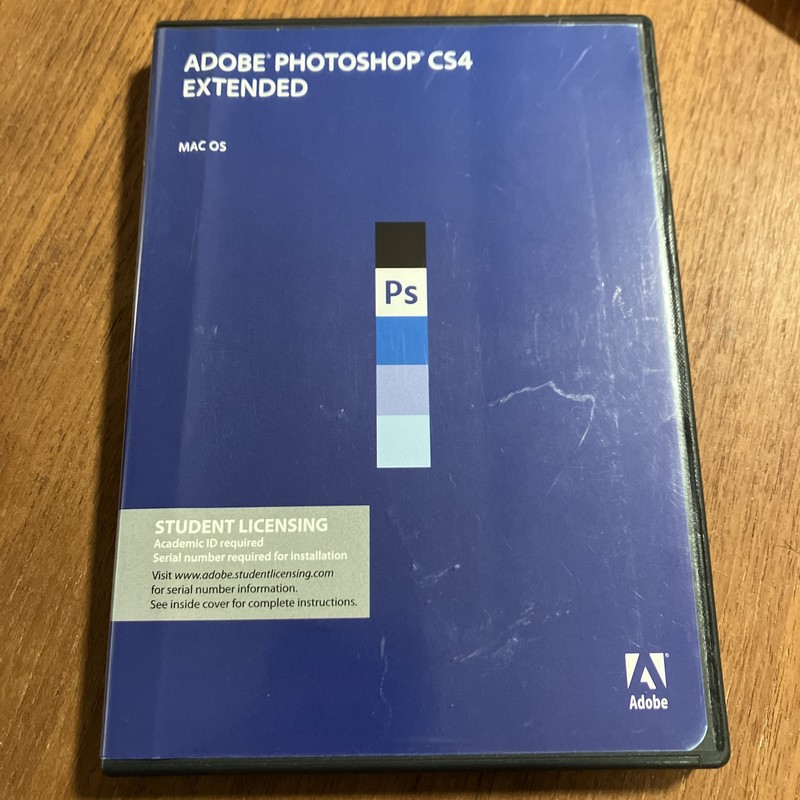 Adobe Photoshop CS4 Extended Student Edition With Serial Number