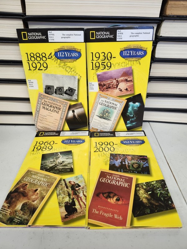 NATIONAL GEOGRAPHIC 112 Year 32 DISC CD-Rom Collectors Set 1888-2000