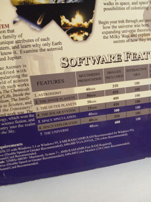 isaac asimov's Space Traveler Pc 7 Cd-roms gallery
