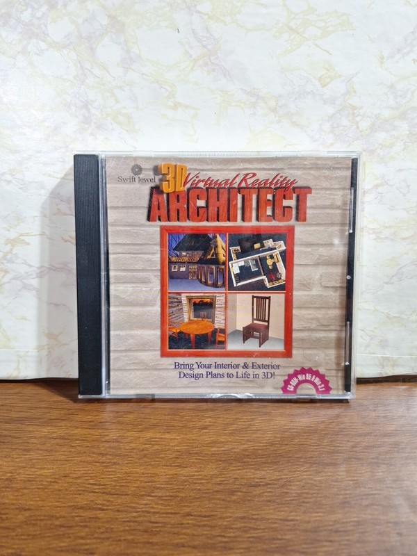 3D VIRTUAL REALITY ARCHITECT DESIGN PC CD ROM Windows 95