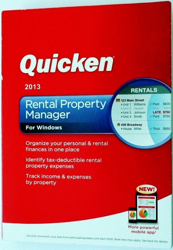 Quicken Rental Property Manager 2013 – Windows