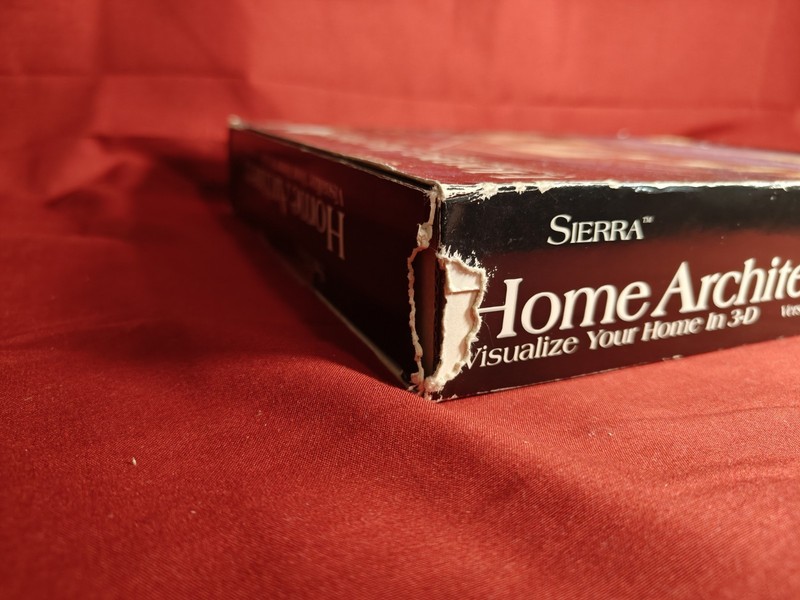 Vintage Sierra Home Architect Visualize In 3-D 1.0 1998 CD Rom Big Box Manual gallery