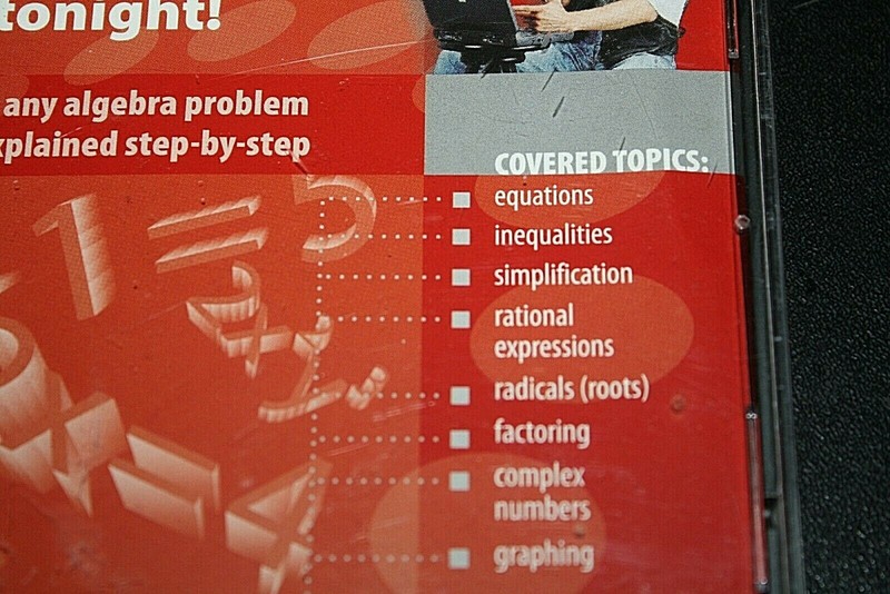 Algebra 2 Computer Game Lot Algebrator Math Homework Help PC & MAC Teacher -L-= gallery