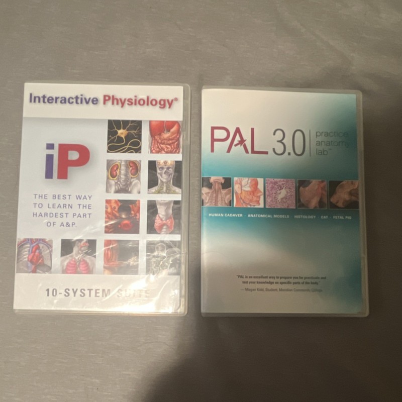 Pearson Interactive Physiology & PAL 3.0 Practice Anatomy Lab CD-ROM