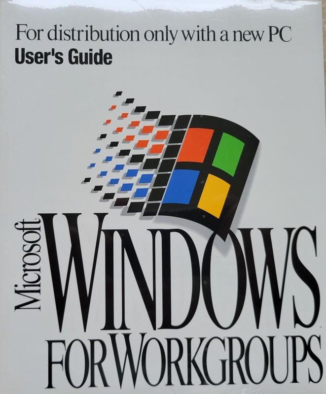Microsoft Windows for WorkGroups Users Guide (Sealed)