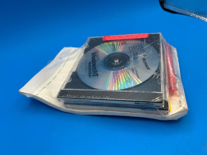 RARE Microsoft Windows NT Workstation 4.0 - Brand New SEALED CD Software LV16 gallery