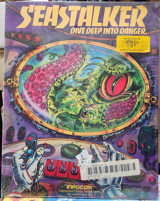 Apple II – SEASTALKER – INFOCOM – 1984 -SEALED in original shrink Wrap