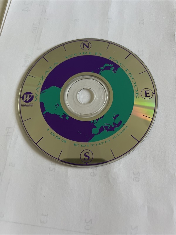Wayzata World Factbook CD-ROM for DOS Windows Mac 1993 Edition gallery