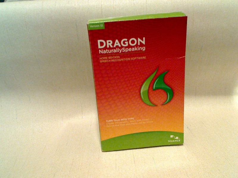 Dragon Naturallyspeaking 12 Home Speech Recognition Software Dvd Rom Improved…